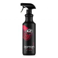 K2 Roton PRO 1000ML 1L deironizer  - Żelowa krwawa felga wysoce efektywny płyn do mycia felg, efekt krwawiących felg