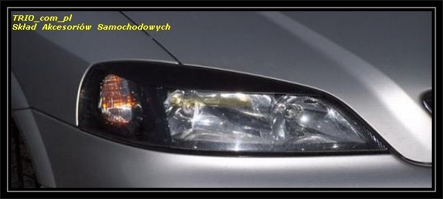 Brewki na reflektory, na lampy przednie do samochodu Opel Astra II [G] -1001900 ABS