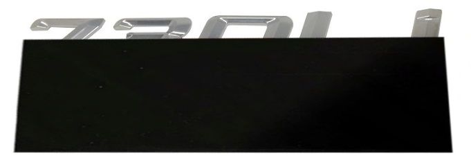 Emblemat napis zamiennik oryginału do 730Li chromowany do BMW, literki na tył  na karoserię , zamiennik 51148136270 , E573 nowość 2018